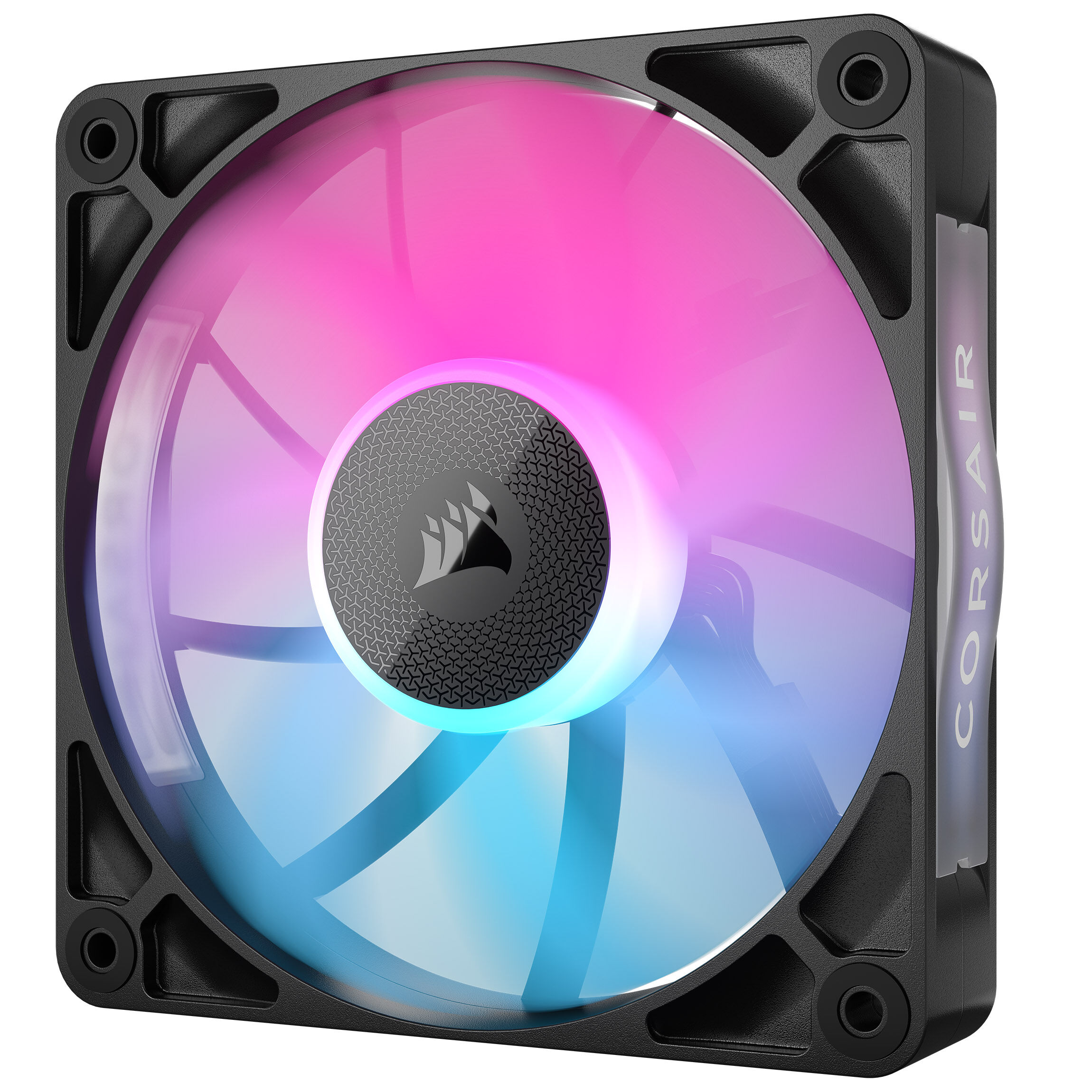 Corsair iCUE LINK RX120 RGB Series, PWM fan 3-pack - 120 mm, black