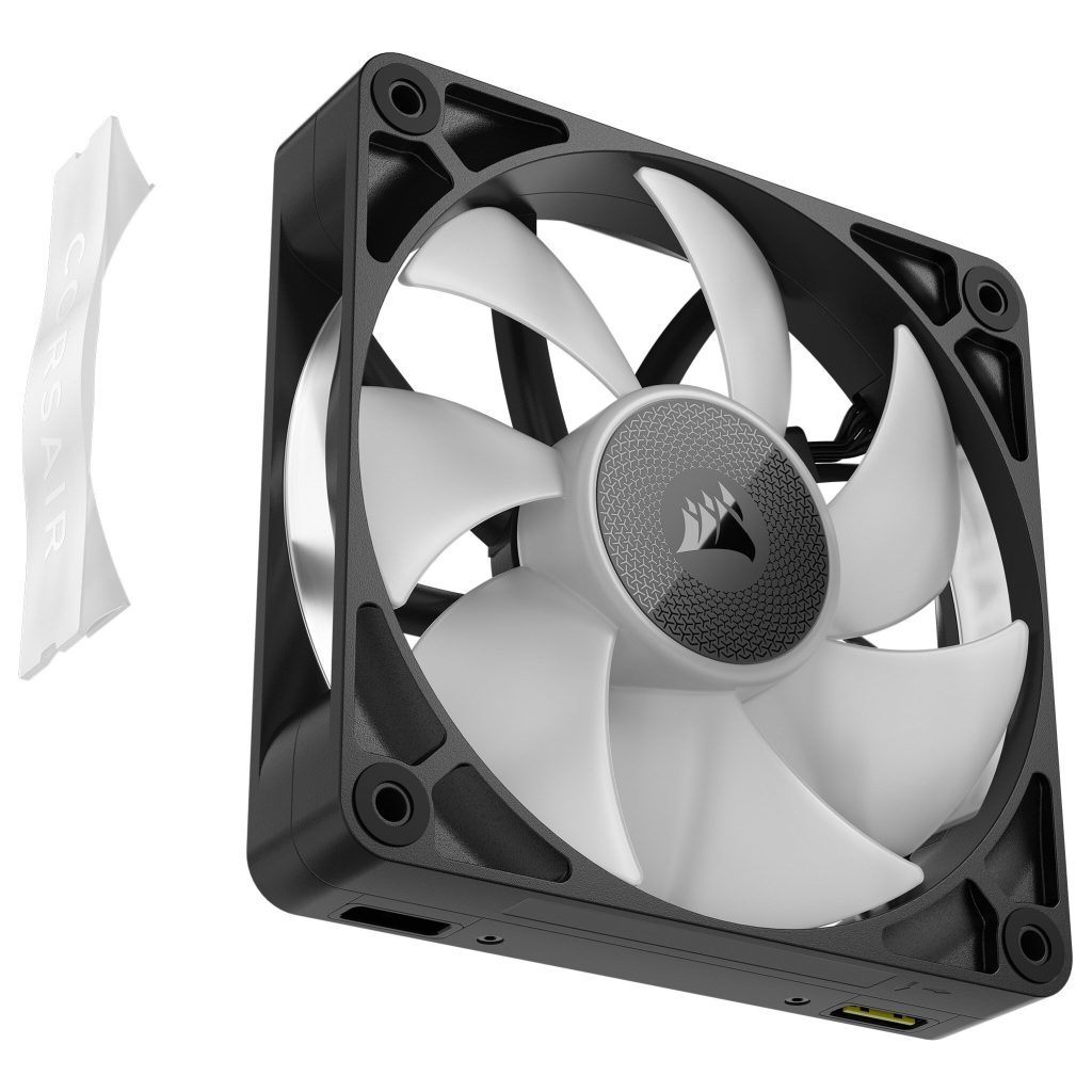 Corsair iCUE LINK RX120 RGB Series, PWM fan 3-pack - 120 mm, black