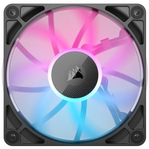 Corsair iCUE LINK RX120 RGB Series, PWM fan 3-pack - 120 mm, black