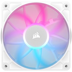 Corsair iCUE LINK RX120 RGB Series, PWM fans pack of 3 - 120 mm, white