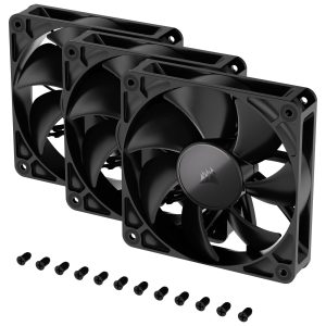 Corsair RS Series 120, PWM fan 3-pack - 120 mm, black