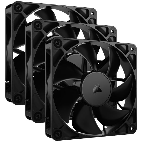 Corsair RS Series 120, PWM fan 3-pack – 120 mm, black