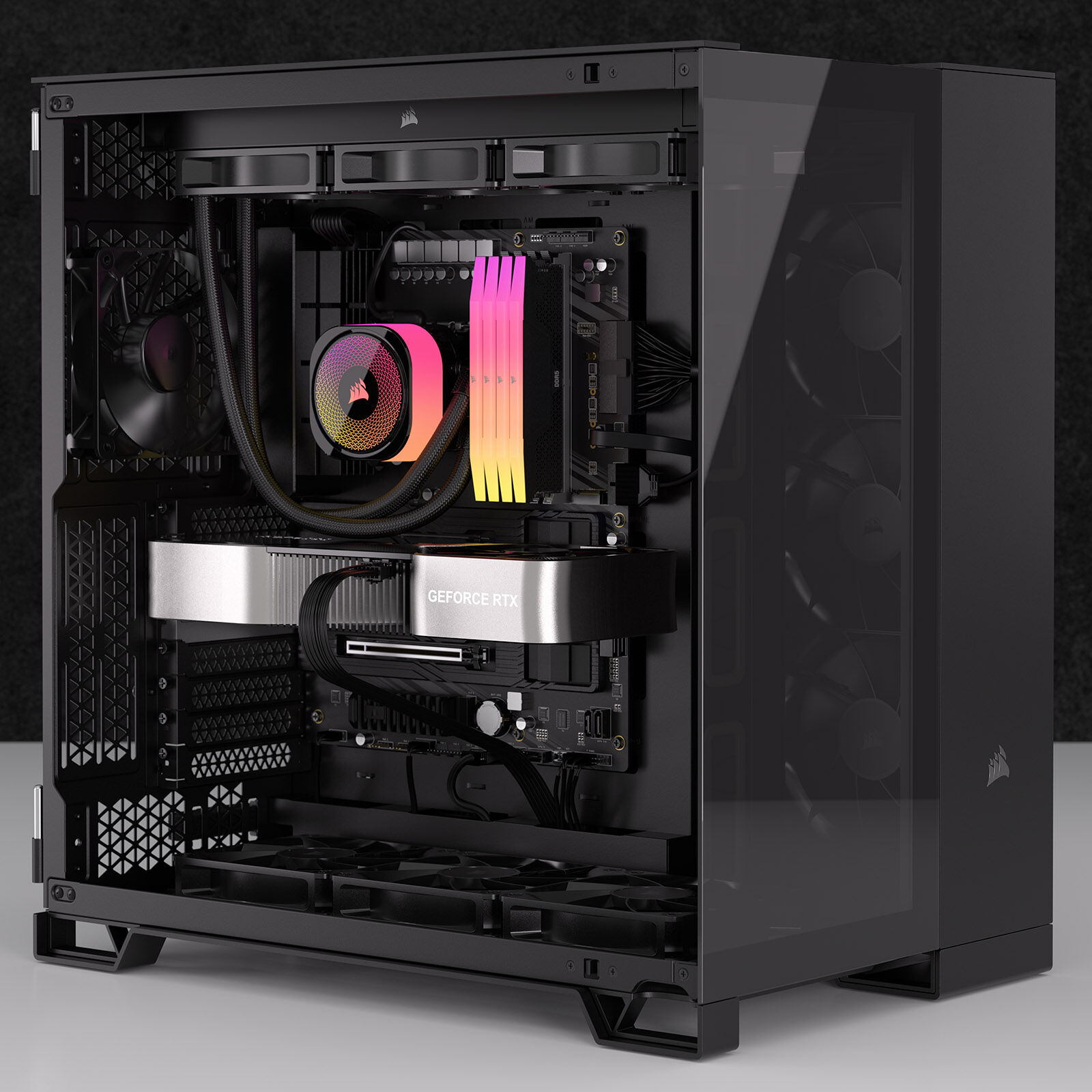 Corsair RS Series 120, PWM fan 3-pack - 120 mm, black