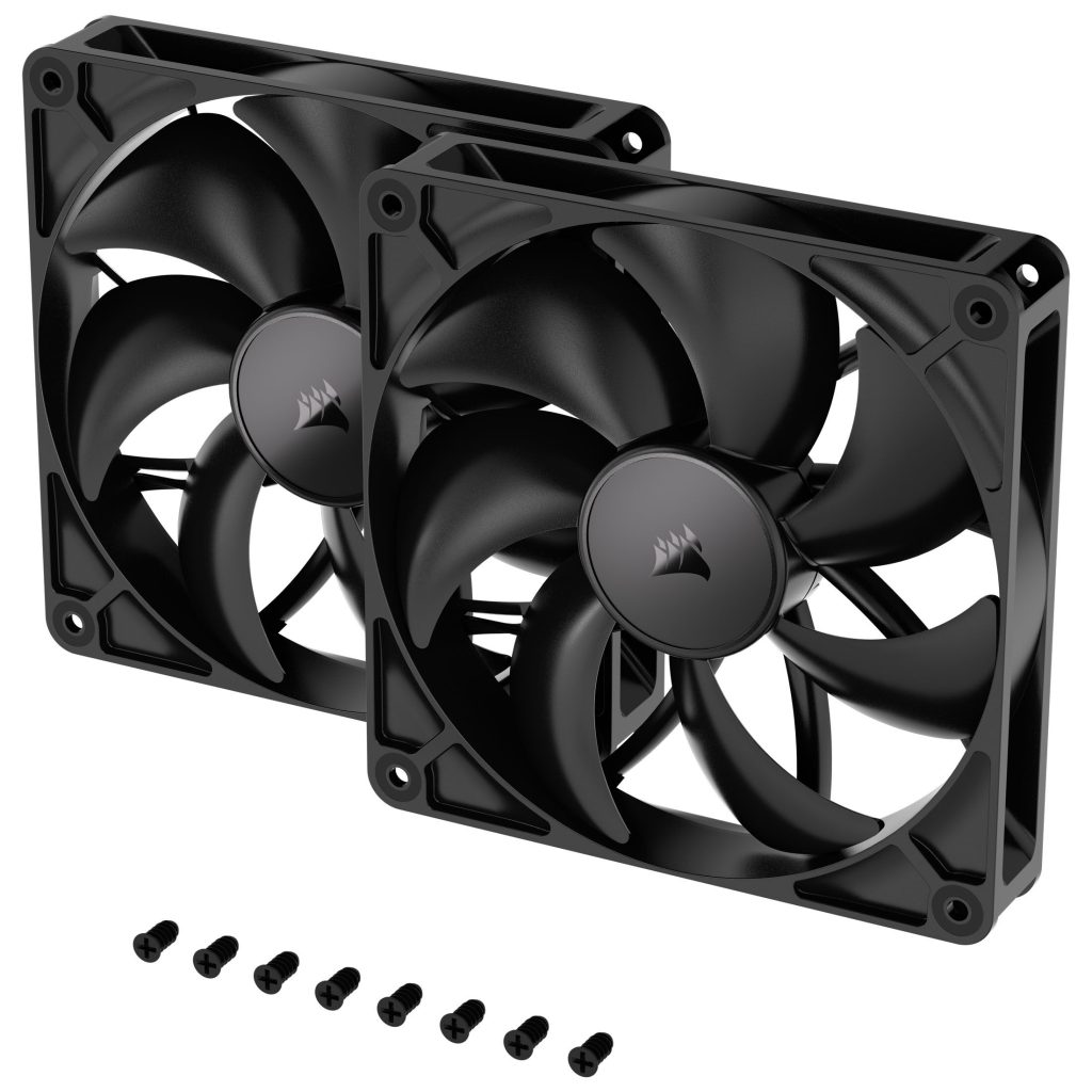 Corsair RS Series 140, PWM fan 2-pack - 140mm, black