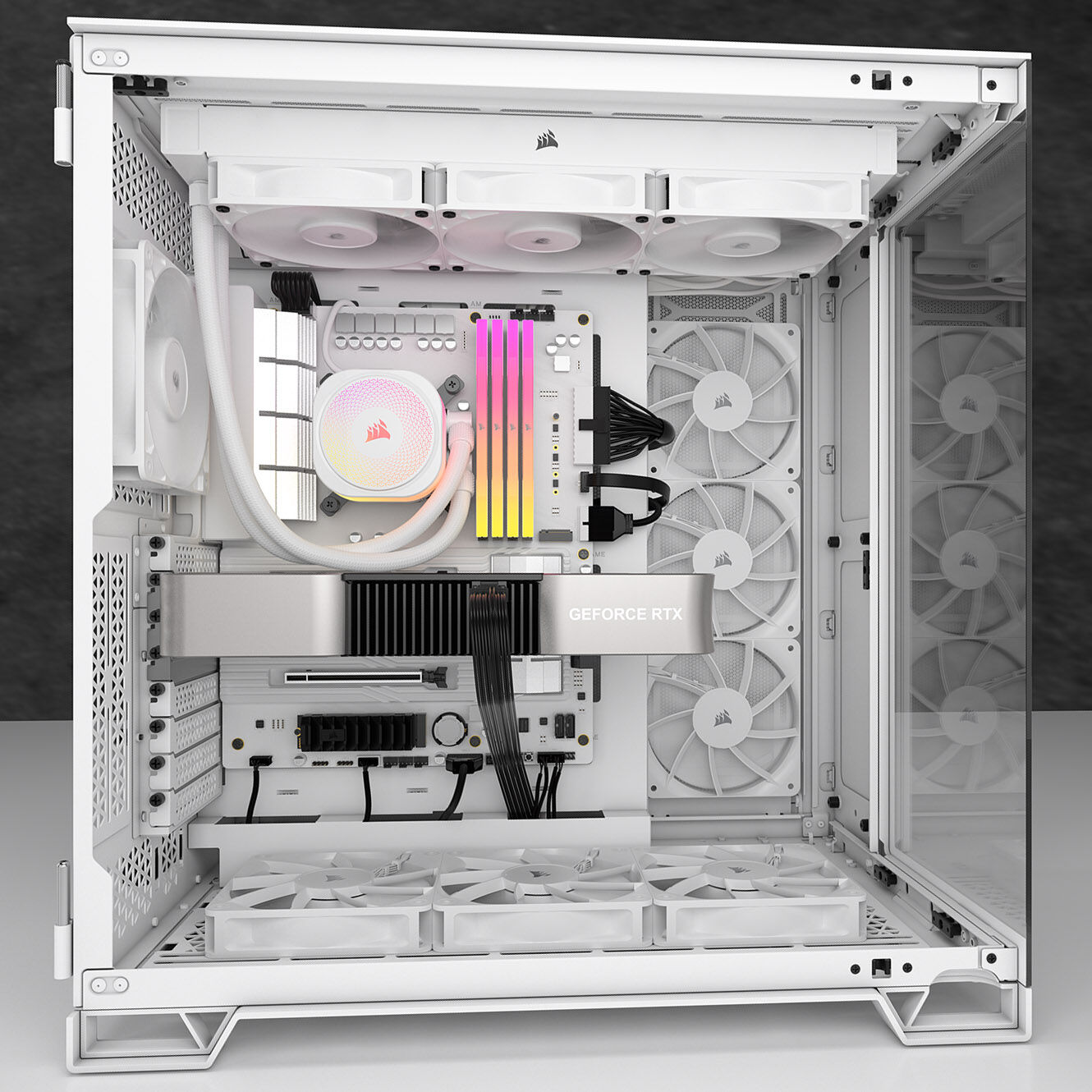 Corsair RS Series 120, PWM fan - 120 mm, white