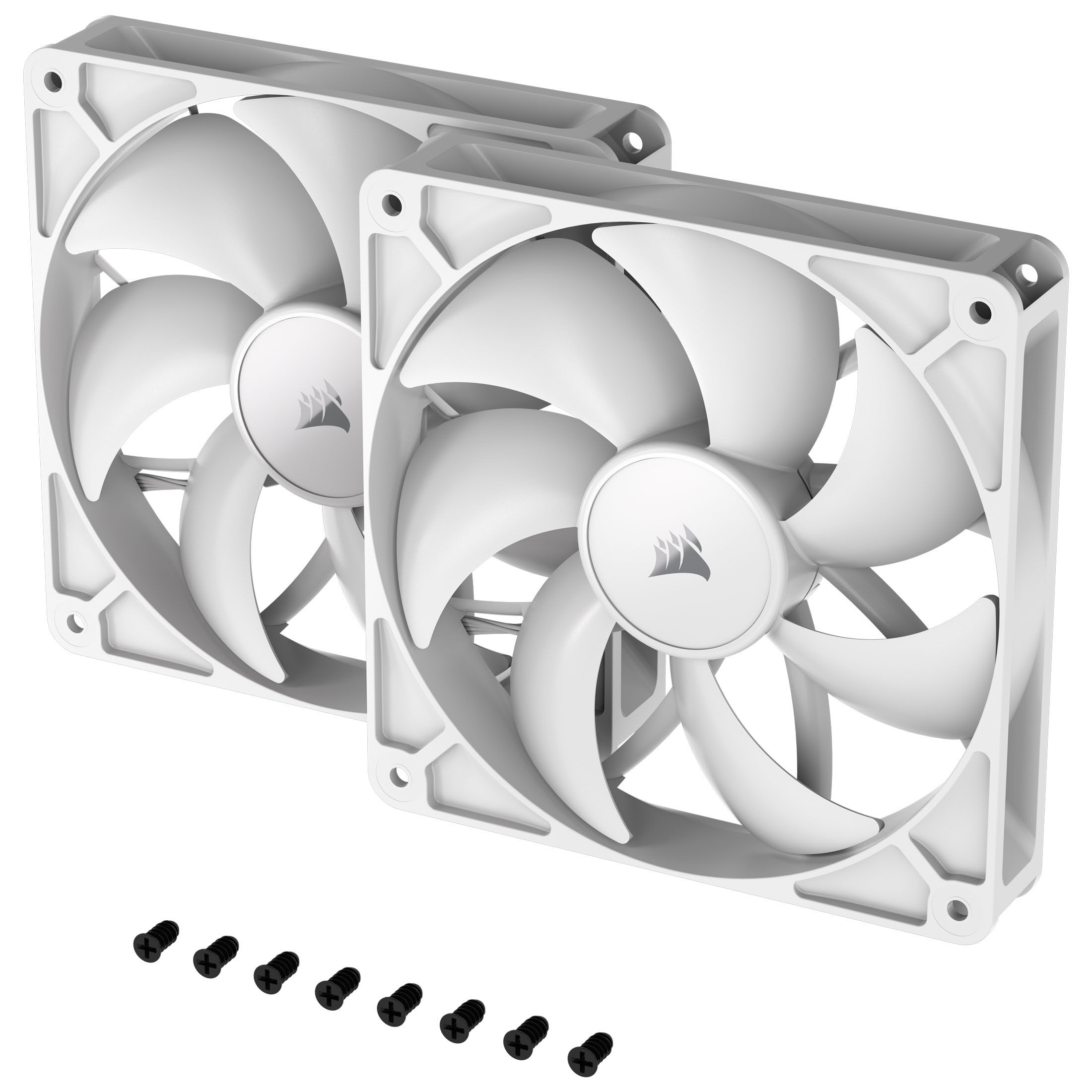 Corsair RS Series 140, PWM fan 2-pack - 140 mm, white