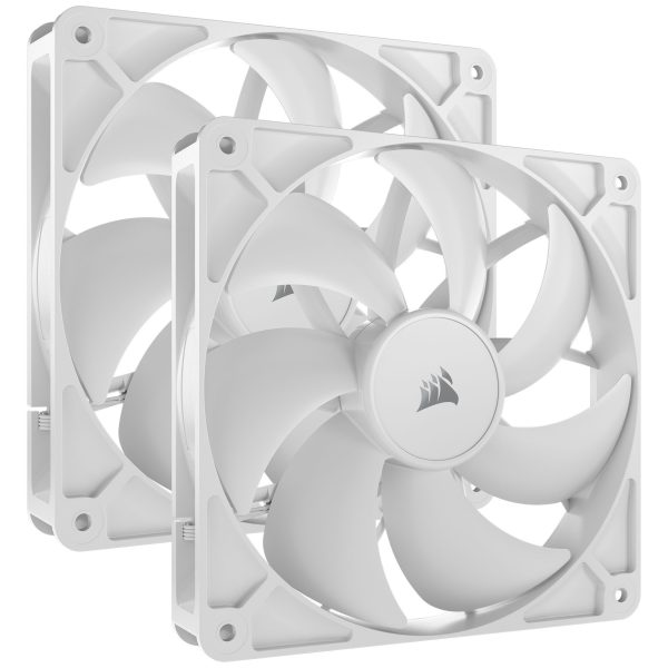 Corsair RS Series 140, PWM fan 2-pack – 140 mm, white