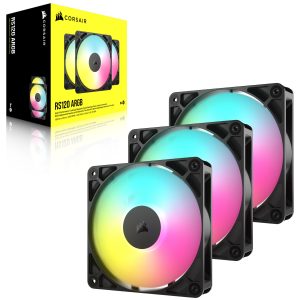 Corsair RS ARGB PWM fans - 3-pack, 120 mm, black : image 15