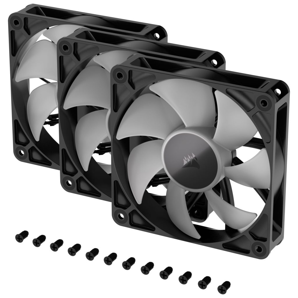 Corsair RS ARGB PWM fans - 3-pack, 120 mm, black : image 14