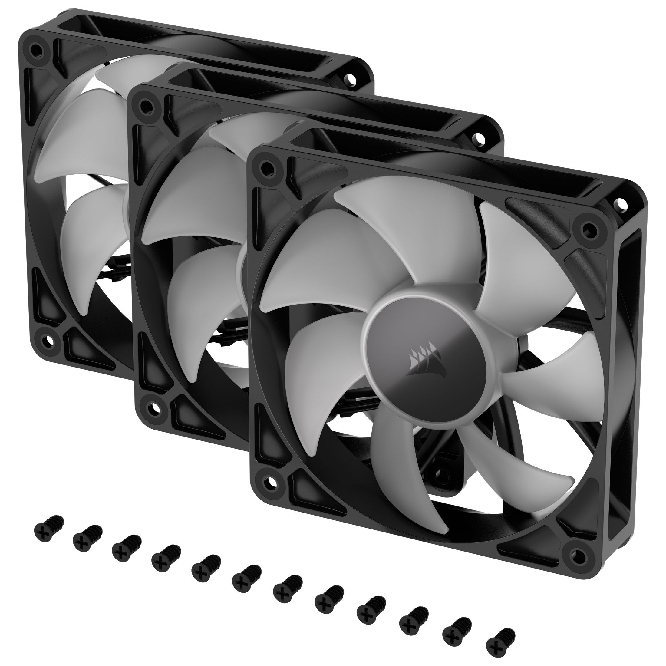 Corsair RS ARGB PWM fans - 3-pack, 120 mm, black : image 14