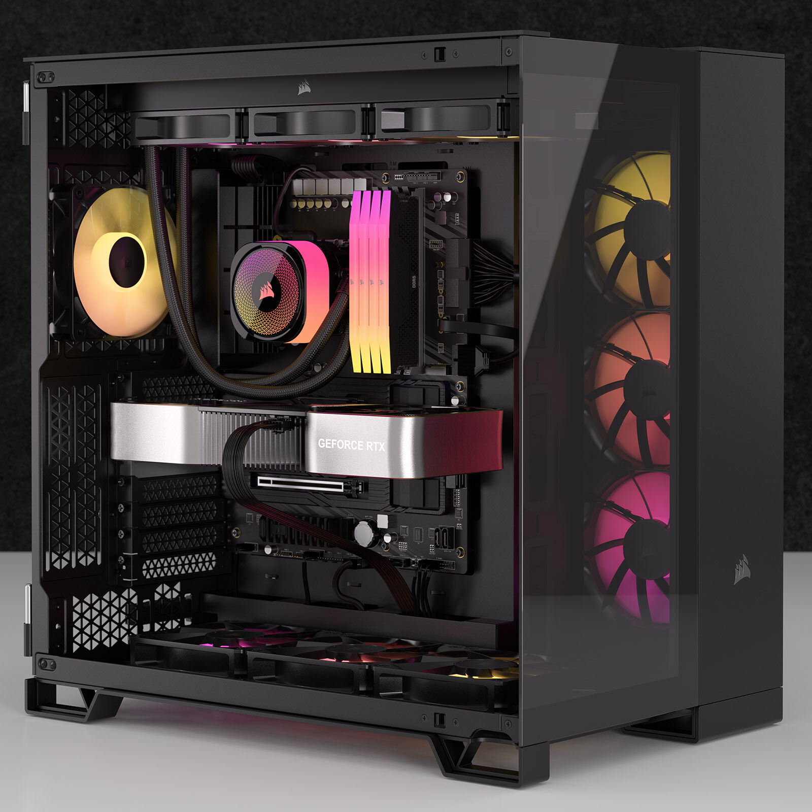 Corsair RS ARGB PWM fans - 3-pack, 120 mm, black : image 13