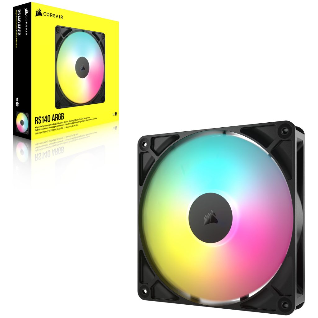 Corsair RS ARGB PWM fan - 140 mm, black
