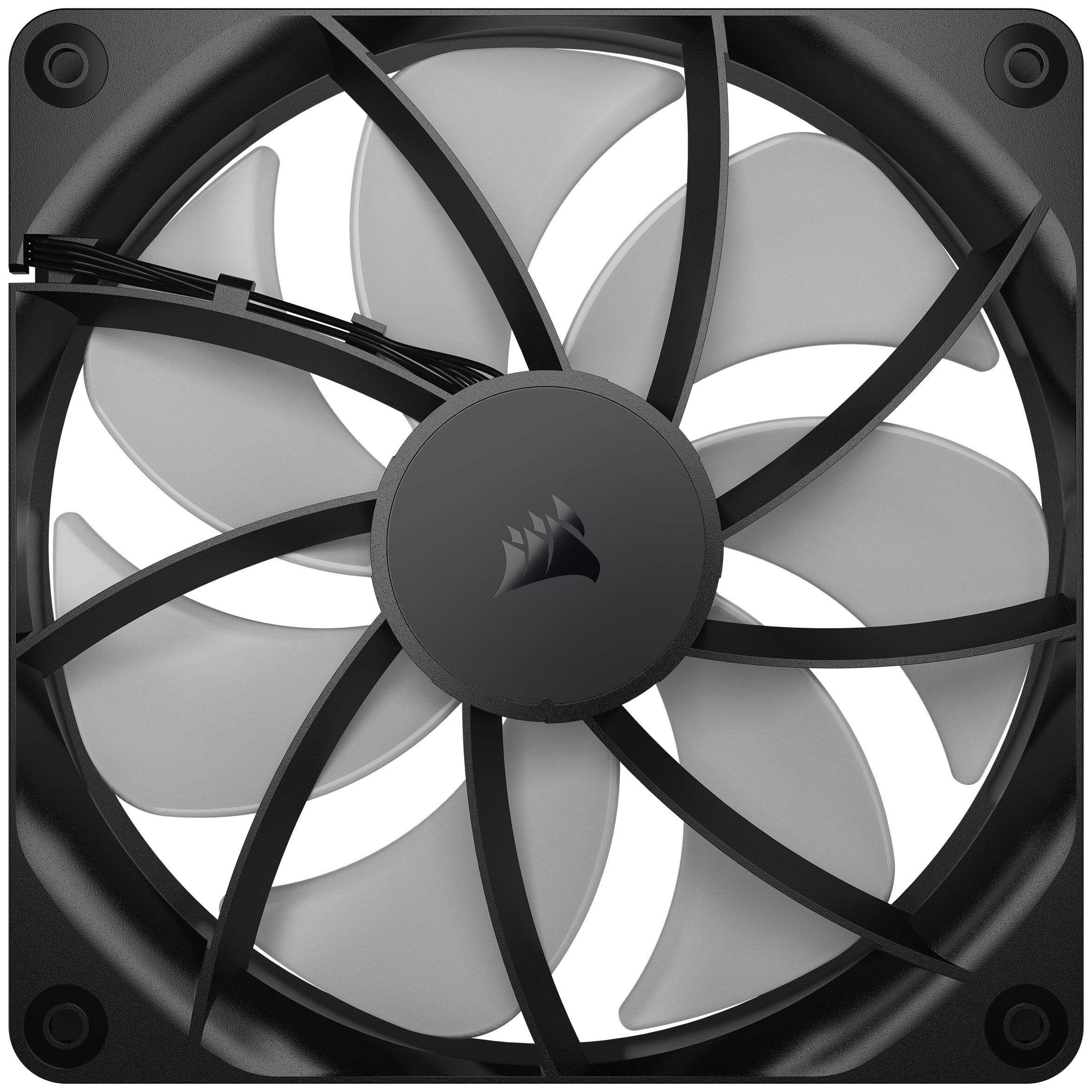 Corsair RS ARGB PWM fans - 2-pack, 140 mm, black