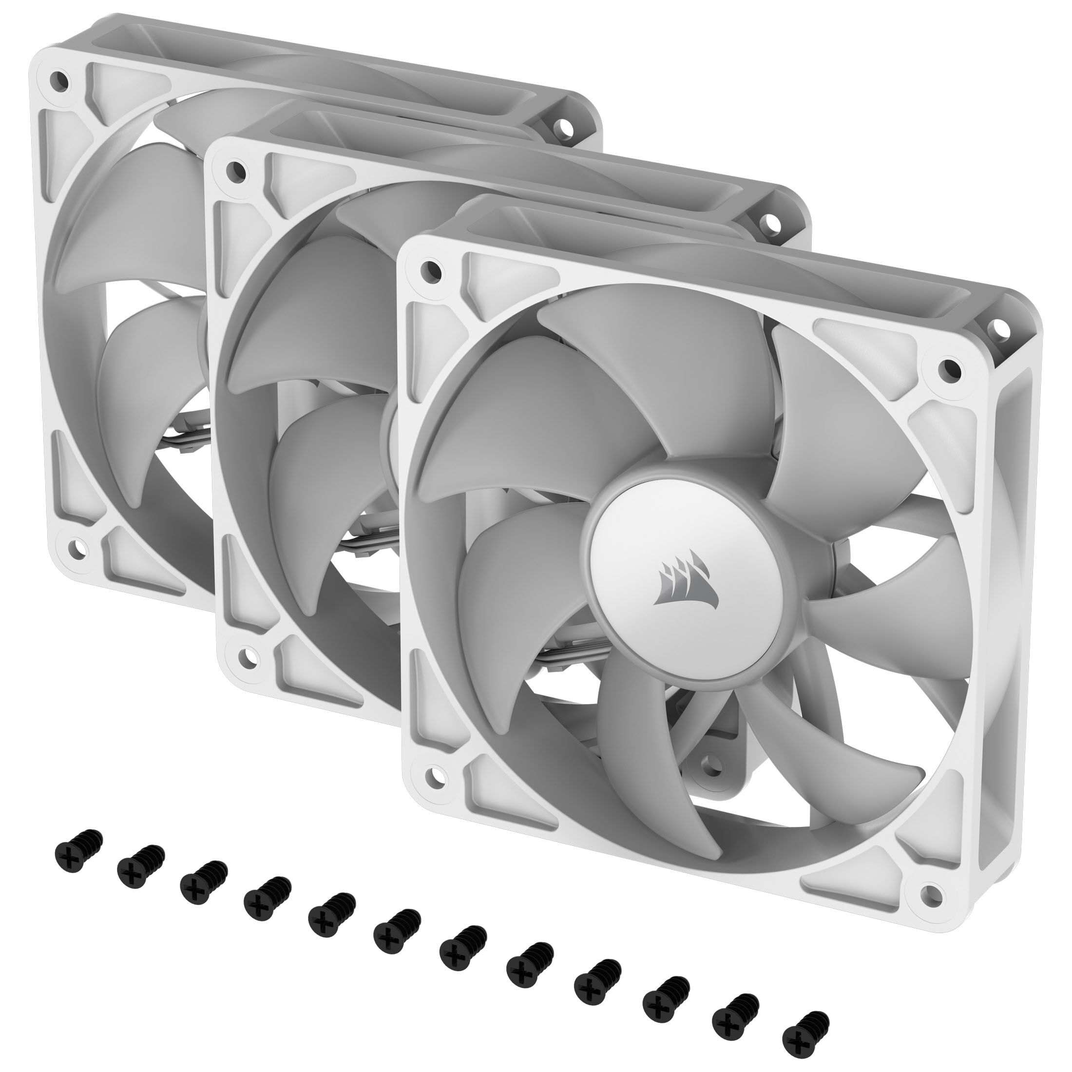 Corsair RS ARGB PWM fans - 3-pack, 120 mm, white : image 14