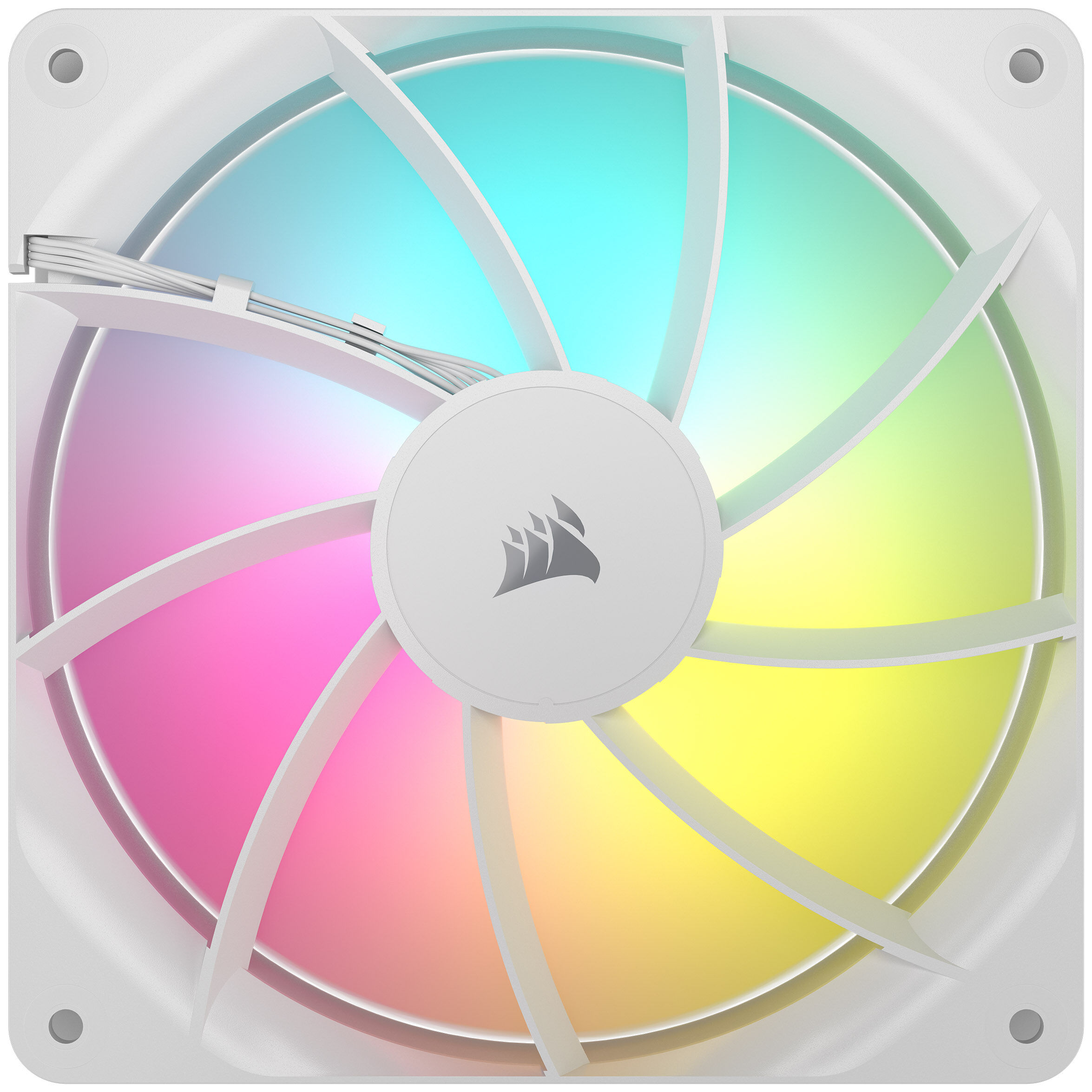 Corsair RS ARGB PWM fans - 2-pack, 140 mm, white