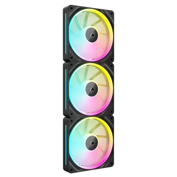 Corsair iCUE Link LX120 RGB, PWM Fan, 3-Pack – 120mm, black