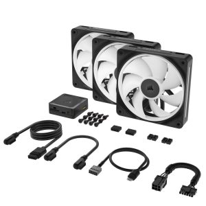 Corsair iCUE Link LX120 RGB, PWM Fan, 3-Pack - 120mm, black
