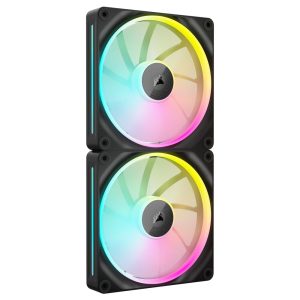Corsair iCUE Link LX140 RGB, PWM fan, 2-pack - 140mm, black : image 1