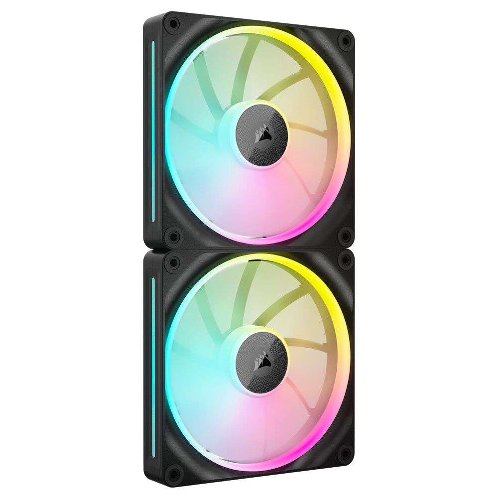 Corsair iCUE Link LX140 RGB, PWM fan, 2-pack - 140mm, black : image 1