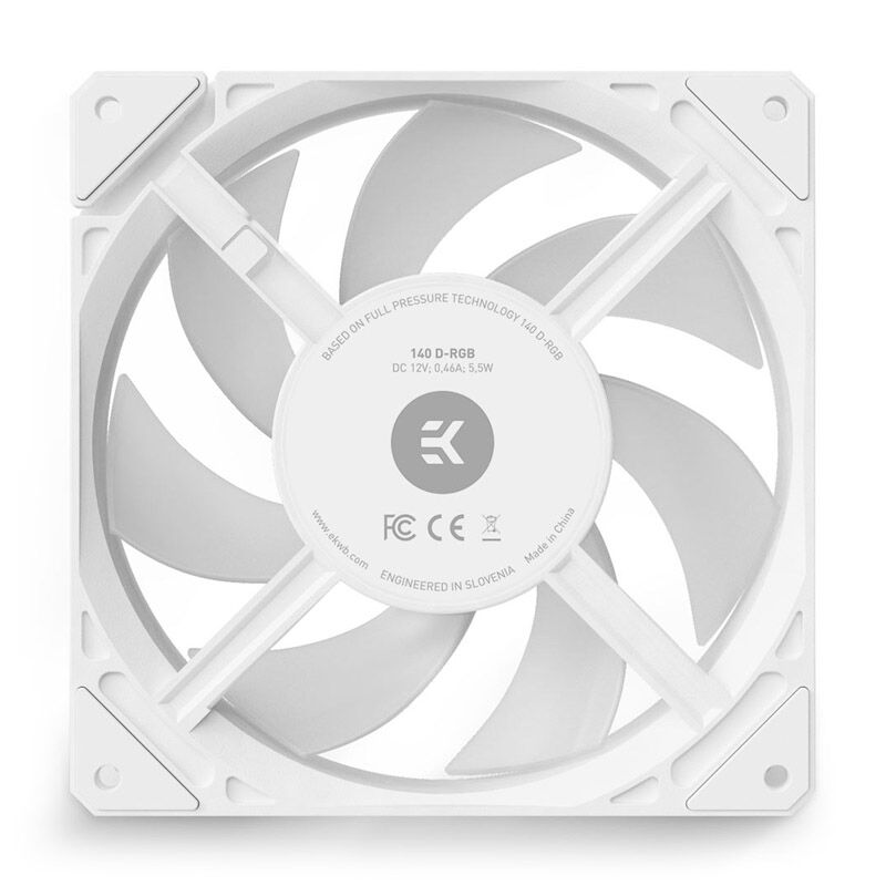 EK-Loop Fan FPT 140 D-RGB - White (600-2200rpm) : image 7