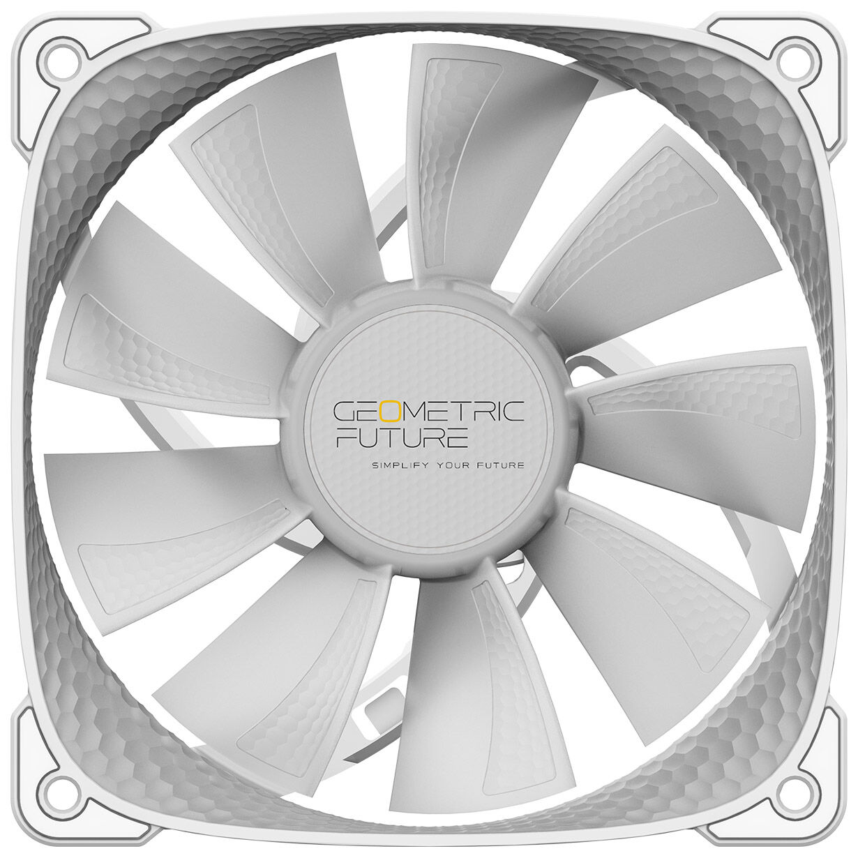Geometric Line Ribbon Fan Geometric Future Squama 2505B RGB fan - 120 mm, white - Watercooling UK