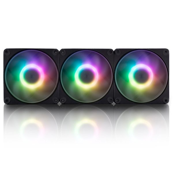 InWin AM120S RGB PWM fan 3-pack – 120mm, black