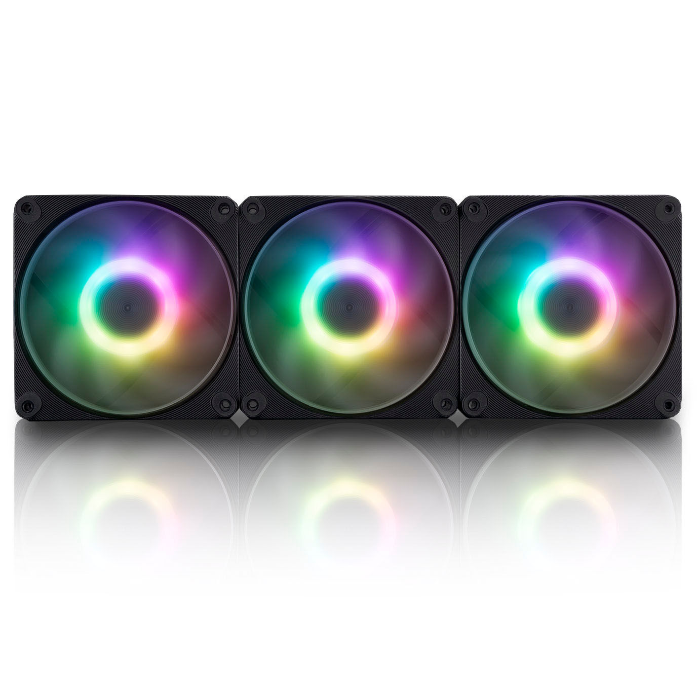 InWin AM120S RGB PWM fan 3-pack - 120mm, black