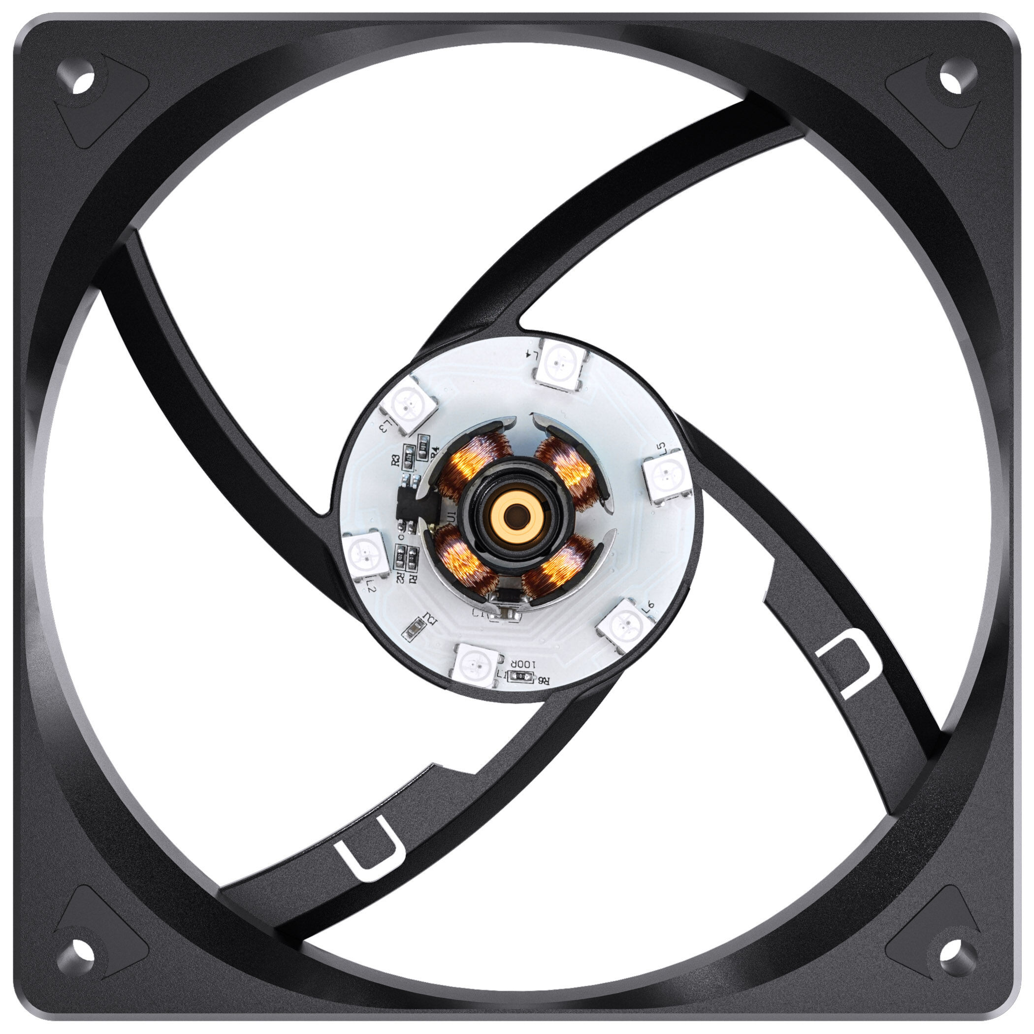 Jonsbo SL-120, RGB (Color) 120mm Fan - black