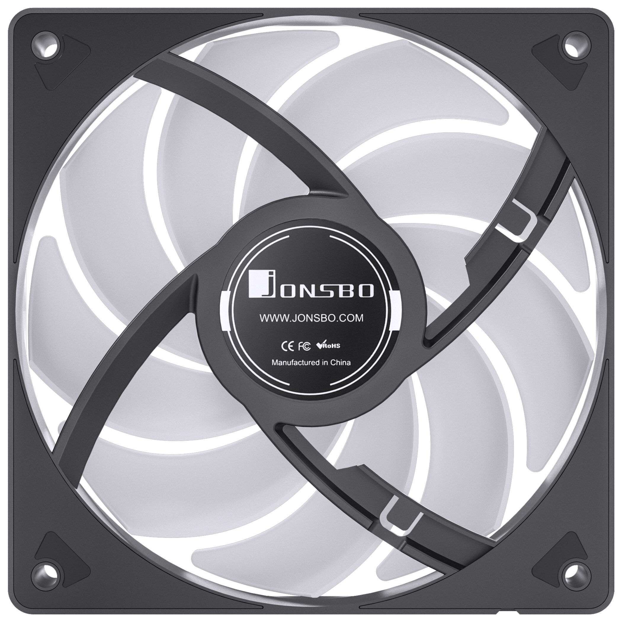 Jonsbo SL-120, ARGB 5V 3PIN 120mm Fan - black