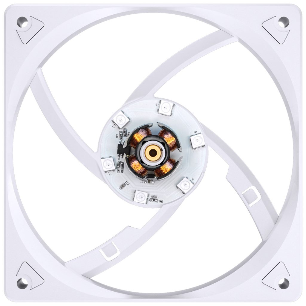 Jonsbo SL-120, ARGB 5V 3PIN 120mm Fan - white
