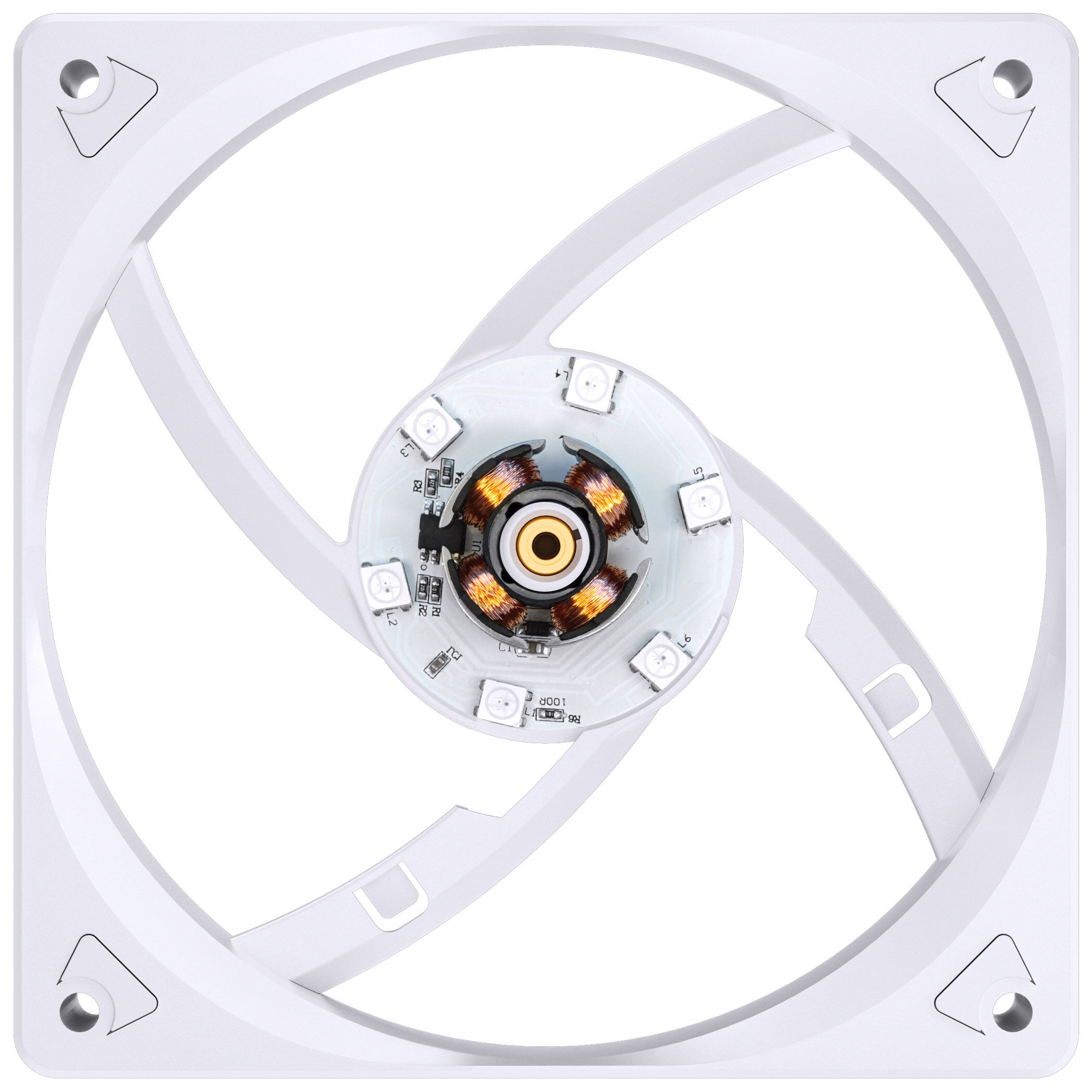 Jonsbo SL-120, ARGB 5V 3PIN, reversed 120mm Fan - white