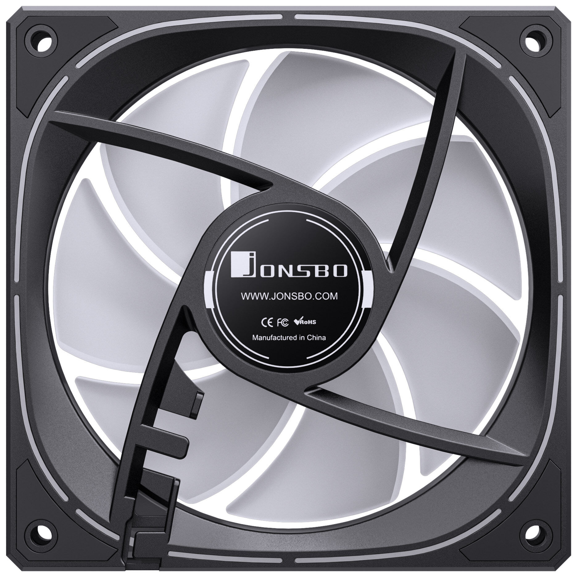 Jonsbo FR-505, ARGB 5V 3PIN, 120mm Fan - black