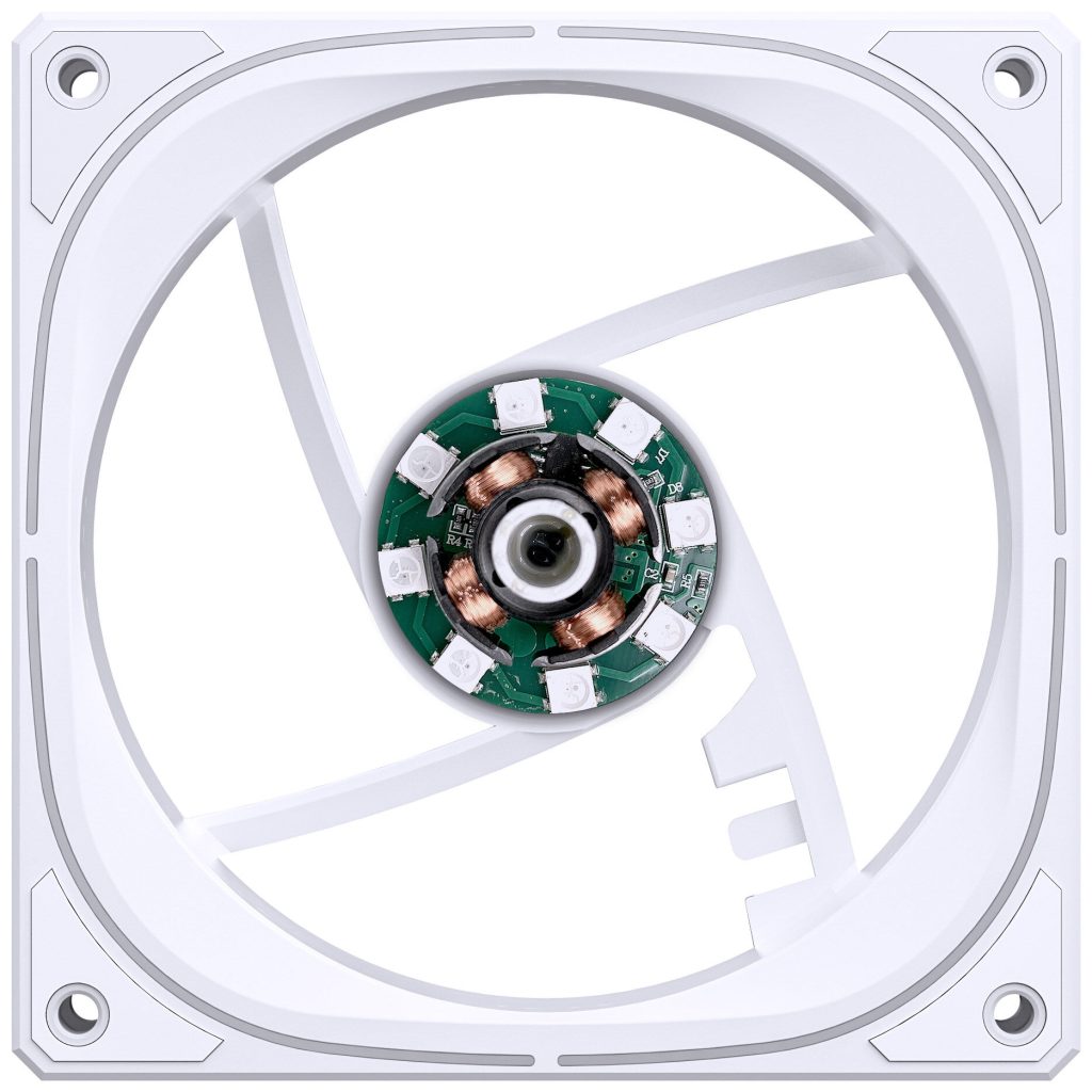 Jonsbo FR-505, ARGB 5V 3PIN, 120mm Fan - white : image 10