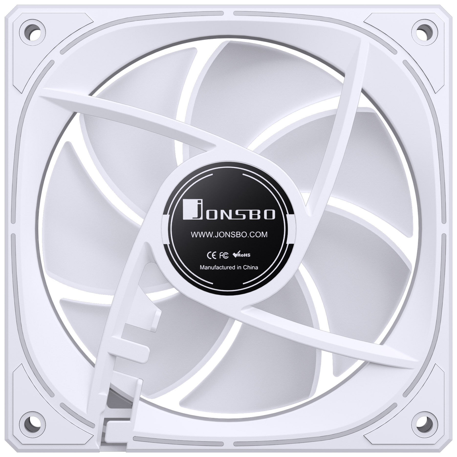 Jonsbo FR-505, ARGB 5V 3PIN, 120mm Fan - white : image 8