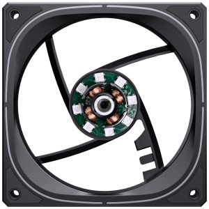 Jonsbo FR-505, ARGB 5V 3PIN, Reversed 120mm Fan - black : image 10