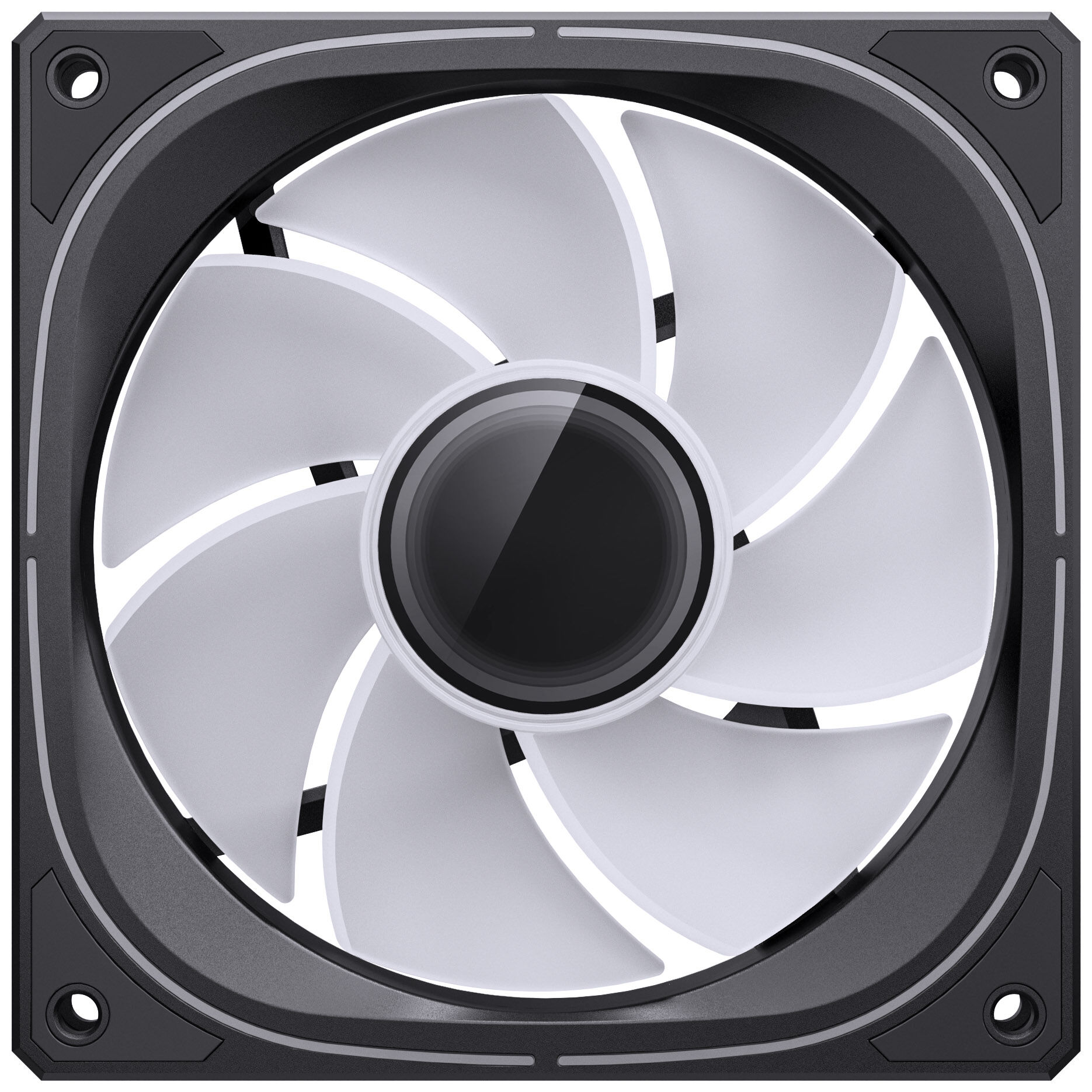 Jonsbo FR-505, ARGB 5V 3PIN, Reversed 120mm Fan - black : image 9