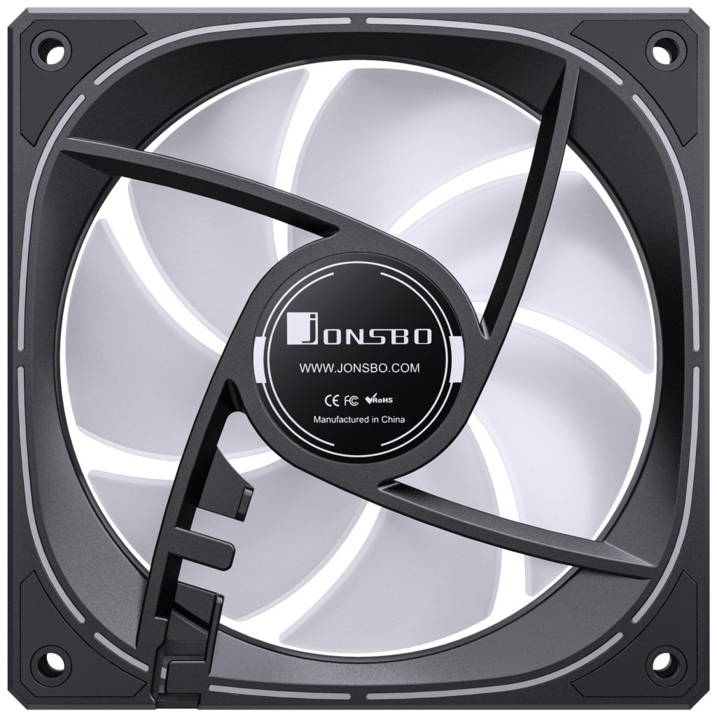 Jonsbo FR-505, ARGB 5V 3PIN, Reversed 120mm Fan - black : image 8