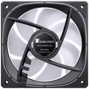 Jonsbo FR-505, ARGB 5V 3PIN, Reversed 120mm Fan - black : image 8