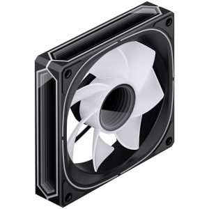 Jonsbo FR-505, ARGB 5V 3PIN, Reversed 120mm Fan - black : image 4