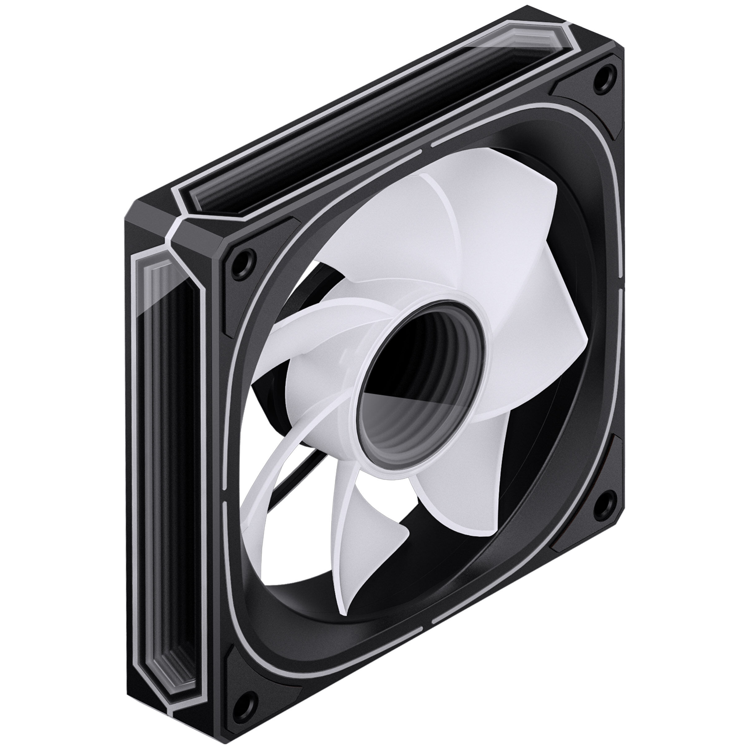 Jonsbo FR-505, ARGB 5V 3PIN, Reversed 120mm Fan - black : image 4
