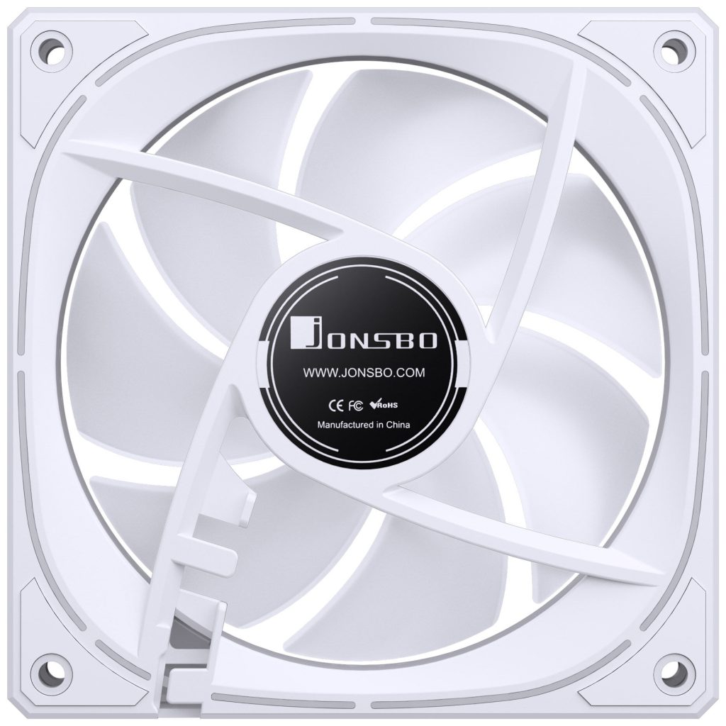 Jonsbo FR-505, ARGB 5V 3PIN, Reversed 120mm Fan - White
