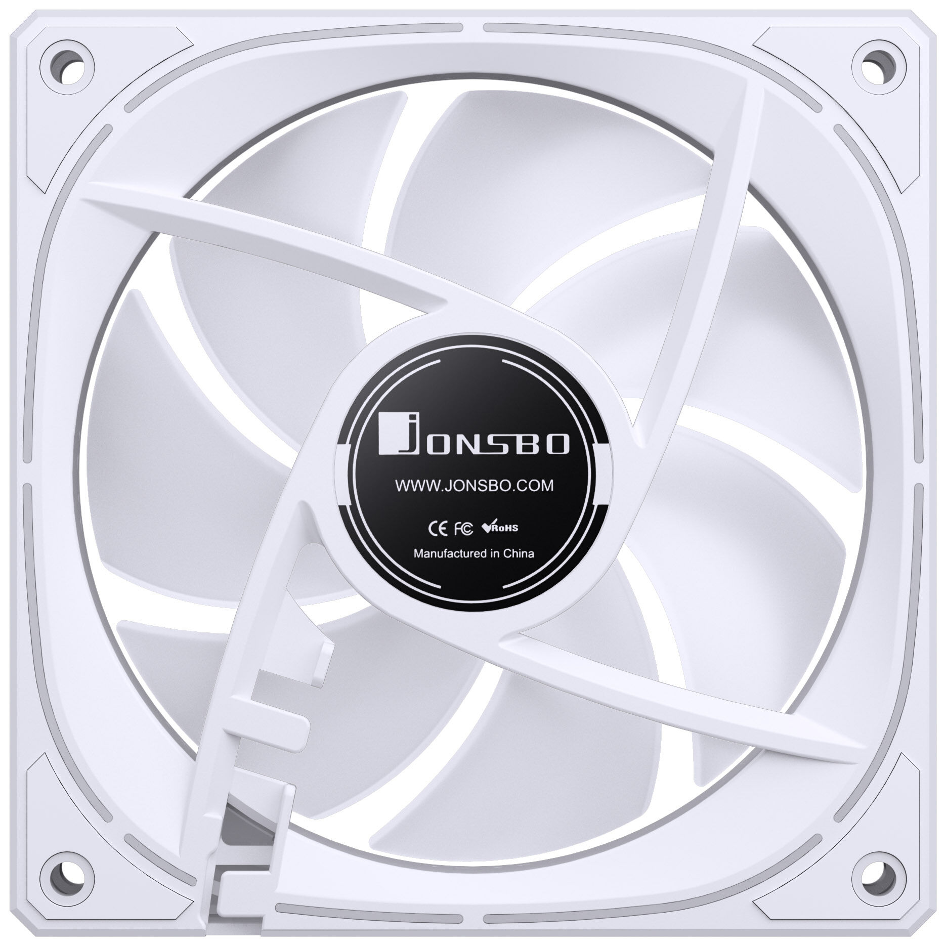 Jonsbo FR-505, ARGB 5V 3PIN, Reversed 120mm Fan - White