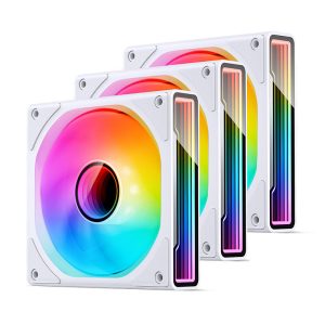 Jonsbo ZK-120W 3-pack, case fan, RGB - white