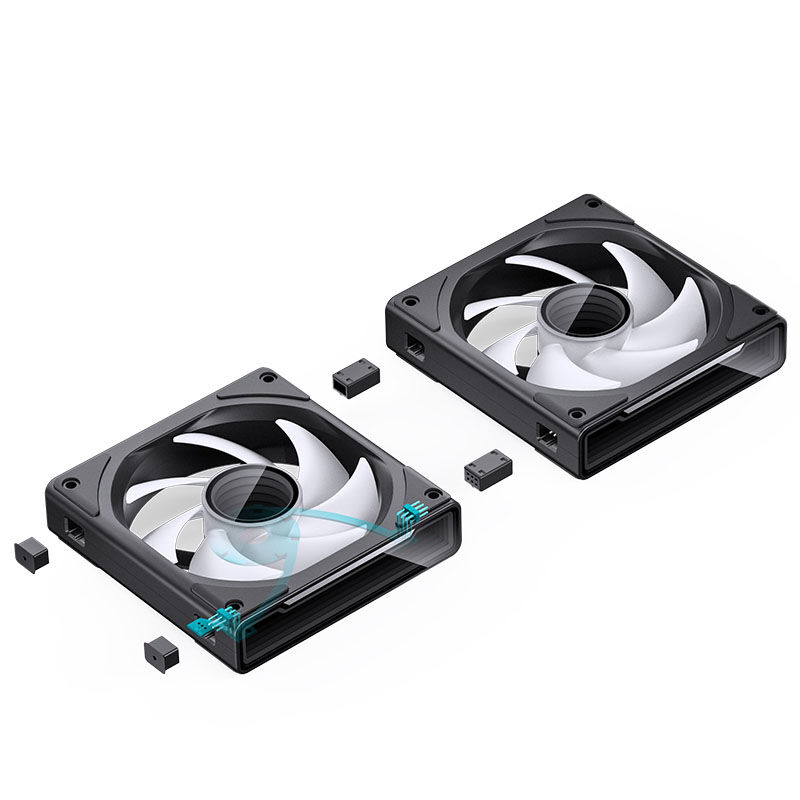 Jonsbo ZK-120B 3-Pack Case Fans, RGB - Black : image 10