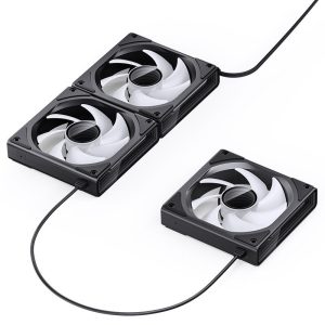 Jonsbo ZK-120B 3-Pack Case Fans, RGB - Black : image 11