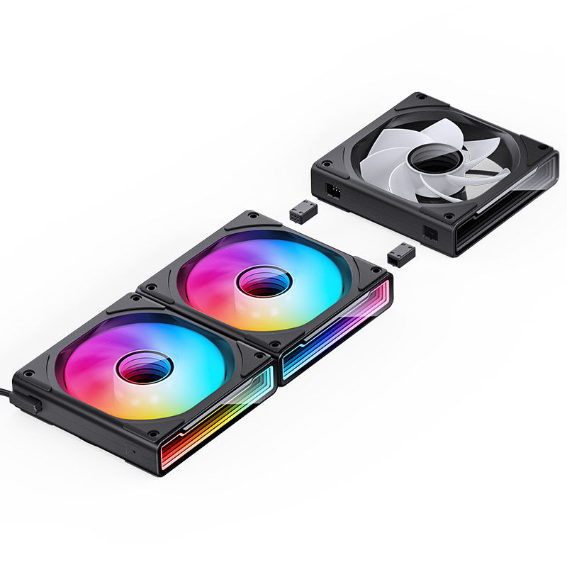 Jonsbo ZK-120BR 3in1 Reverse Fan, RGB - black