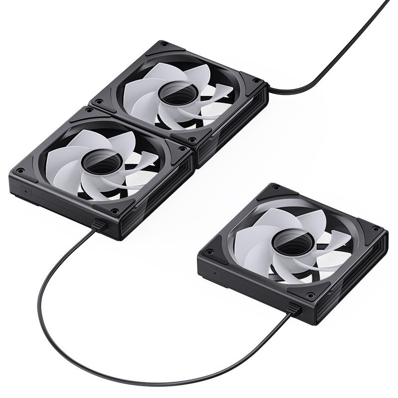 Jonsbo ZK-120BR 3in1 Reverse Fan, RGB - black