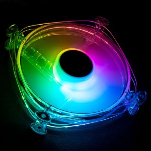 Lamptron Icecloud+ ARGB 120 PWM fan - transparent : image 1