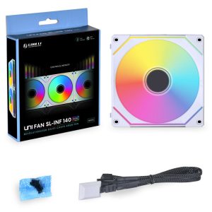 Lian Li UNI FAN SL-INF Infinity 140 ARGB PWM - 140mm, White : image 6