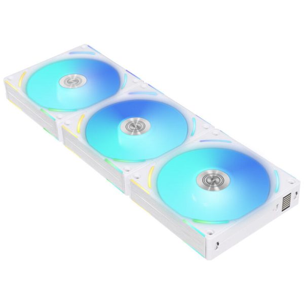 Lian Li UNI FAN AL120 V2 ARGB PWM fan, pack of 3 incl. controller – 120mm, white